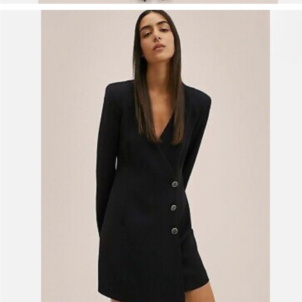 NEW NWT Jason Wu black Blazer Dress size large - Picture 4 of 6
